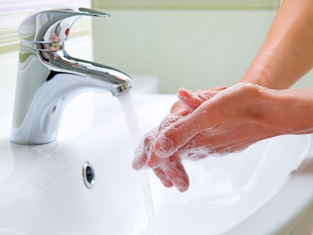 washing hands thoroughly helps prevent spread of the coronavirus
