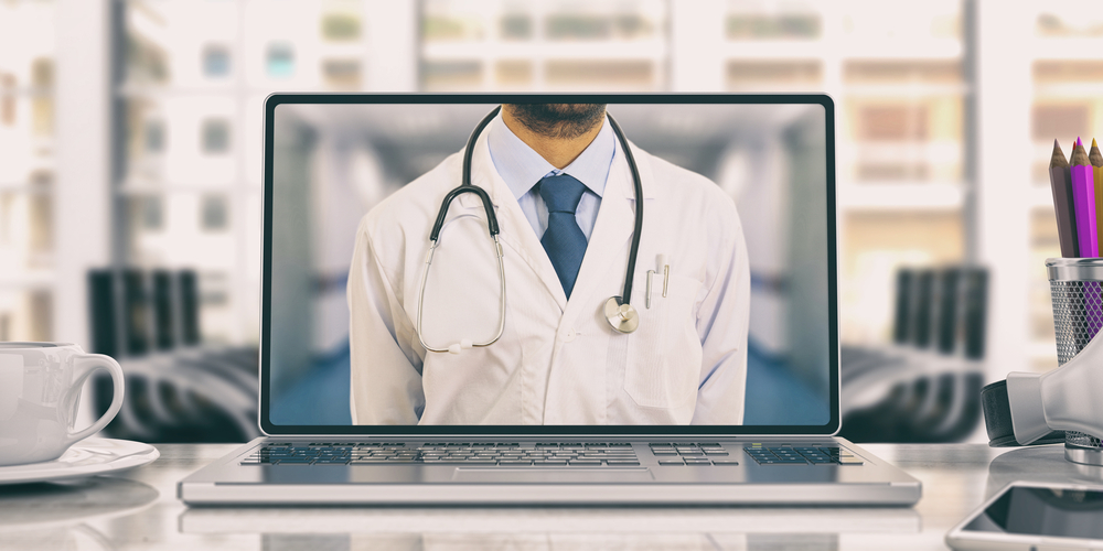 Doctor ready for telemedicine to discuss Mental Wellness During COVID