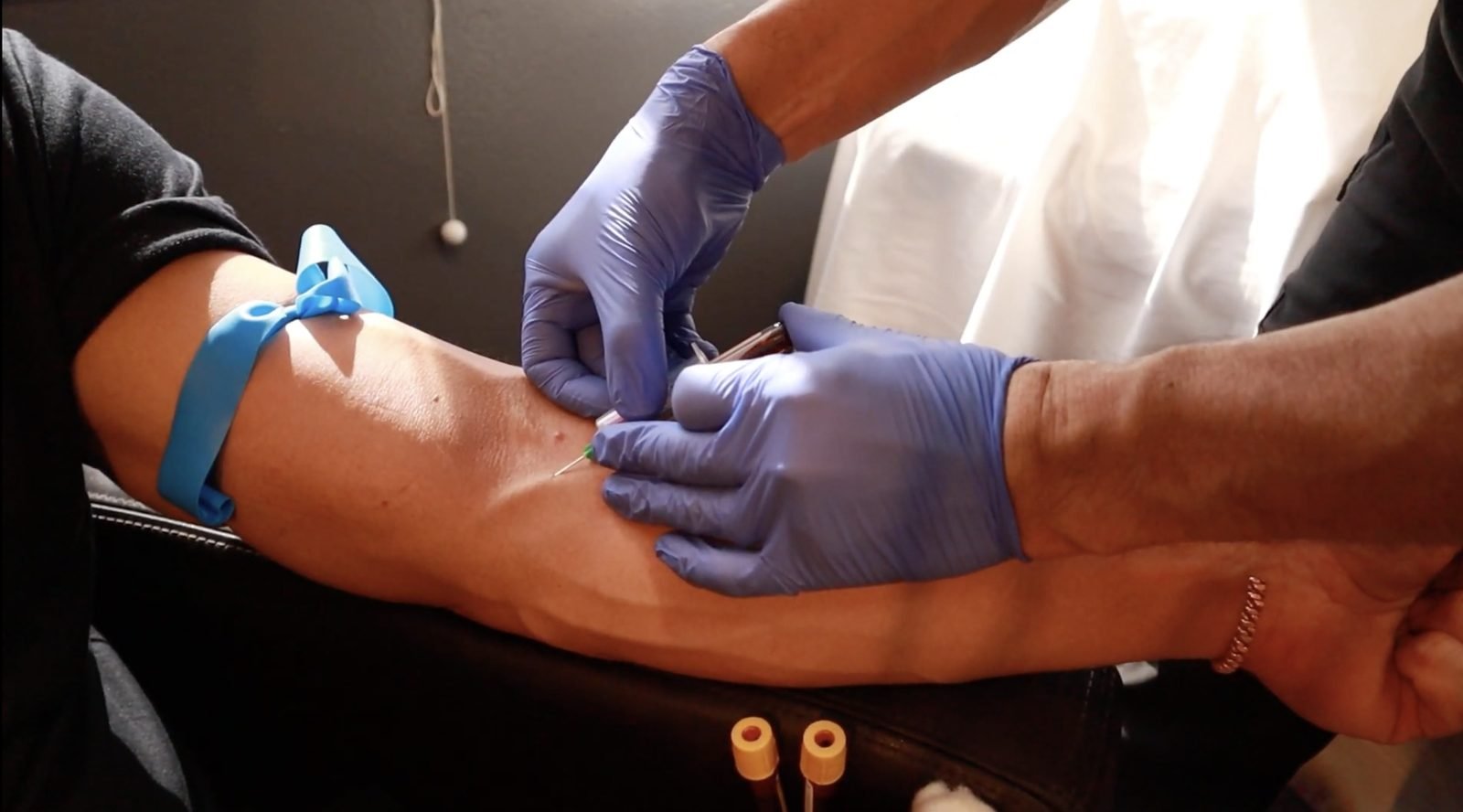 Blood draw for the $49 six-test screening